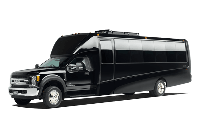 Minibuses of charter bus 