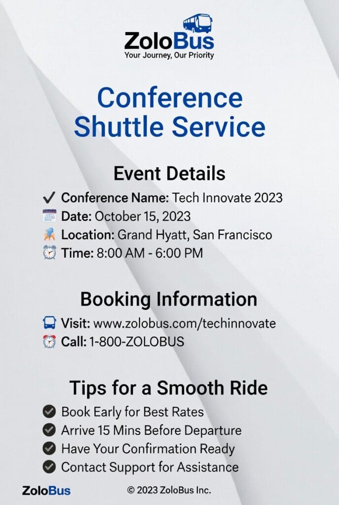 Infographic employee shuttle conferences NYC