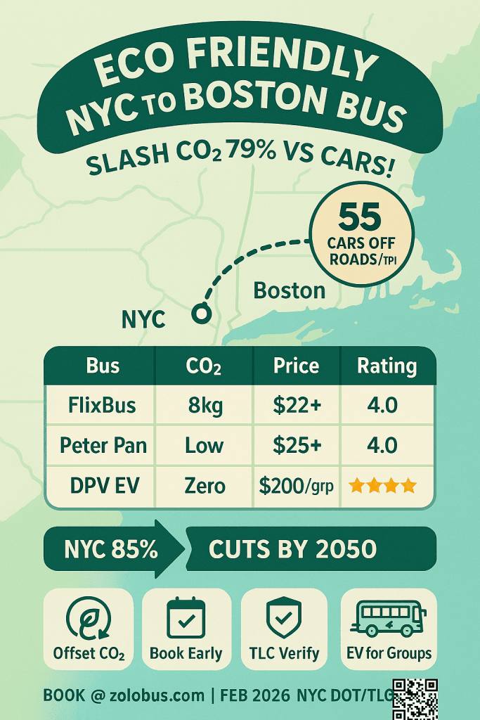 Infographic pet-friendly NYC to DC bus