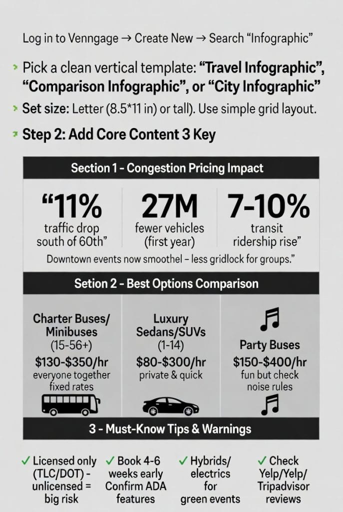 Infographic reliable event transportation nyc