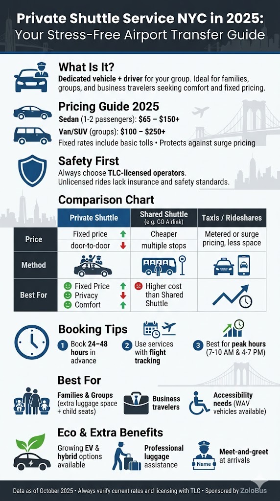 Private Shuttle Service NYC: 6 Proven Seasonal Booking Truths for 2026 Conferences 4 Infographic Private Shuttle Service NYC